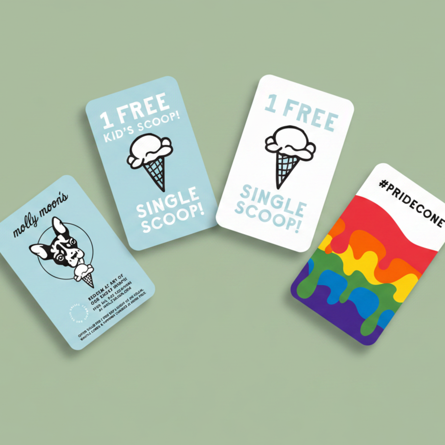 Postcards Rounded Corners