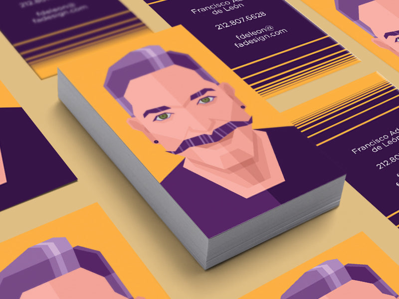 Embossed Gloss Business Cards