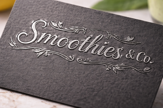 Embossed Gloss Business Cards