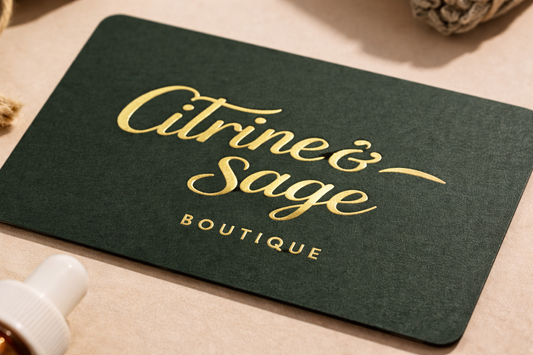 Raised Foil Business Cards