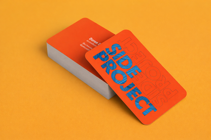 Rounded Satin Business Cards