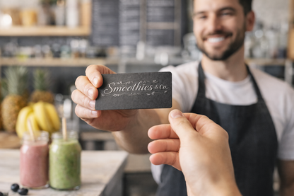 Embossed Gloss Business Cards