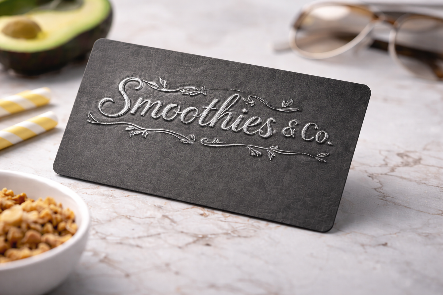 Embossed Gloss Business Cards