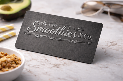 Embossed Gloss Business Cards