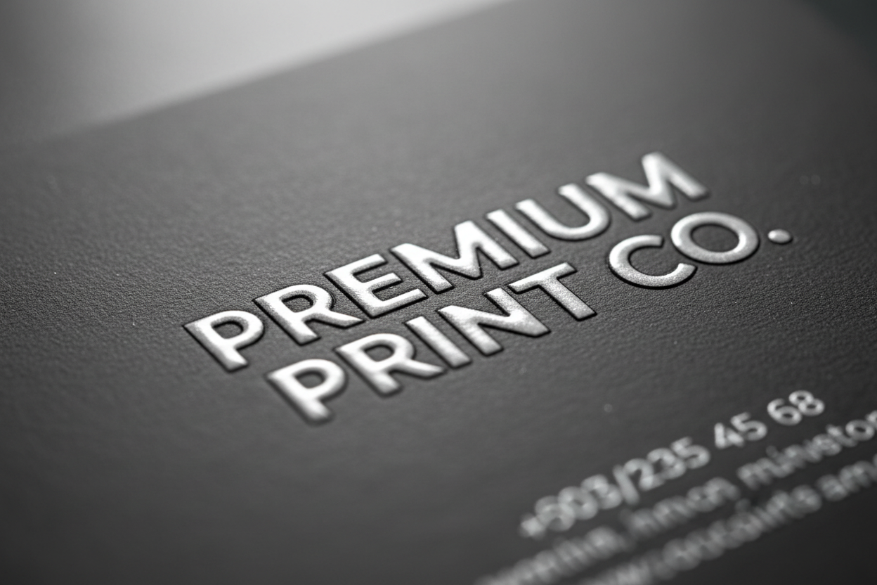 Embossed Gloss Business Cards