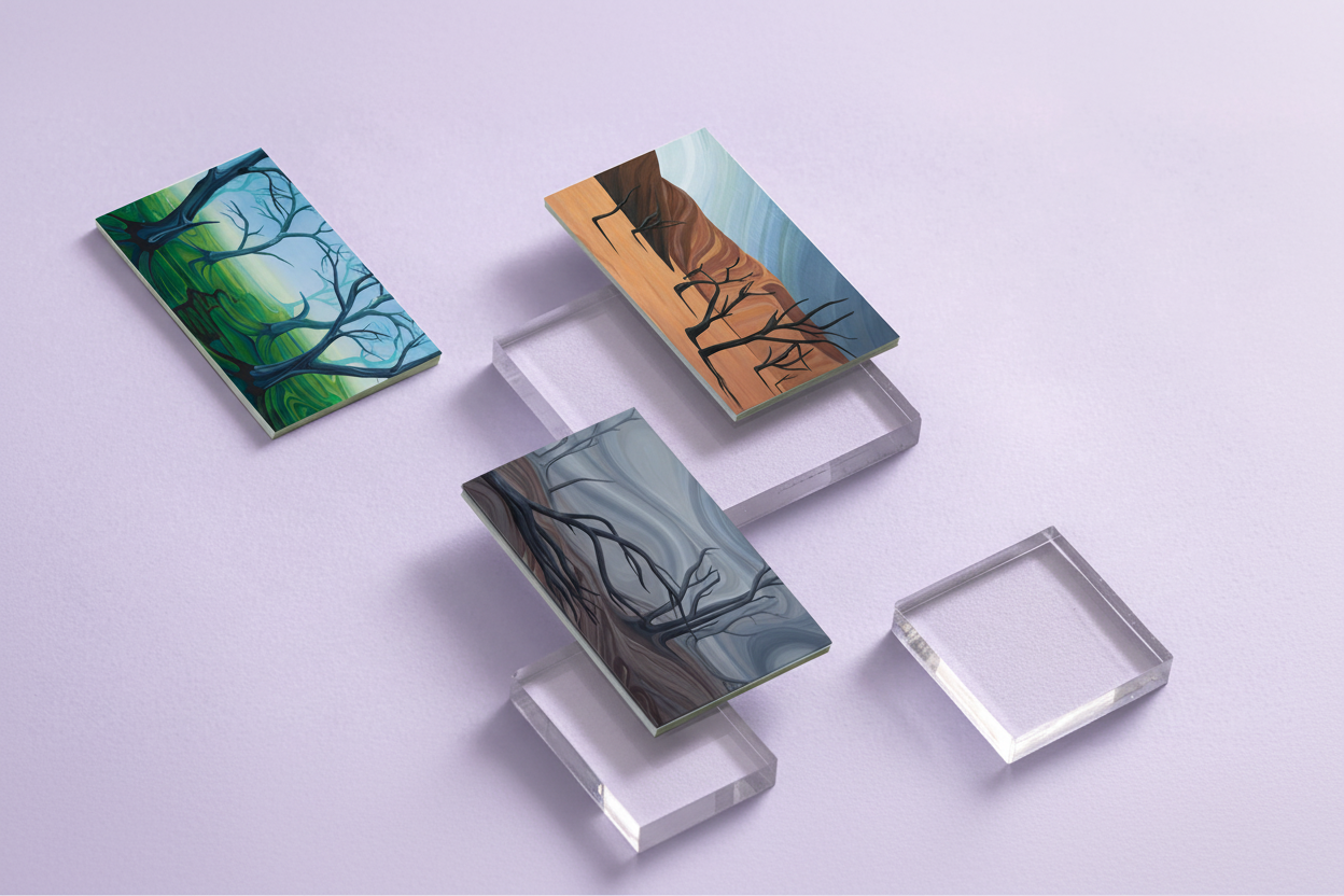 Embossed Gloss Business Cards